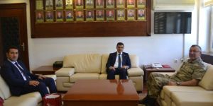 İlbaş, Jandarma Bölge Komutanı Alpar ile Bir Araya Geldi