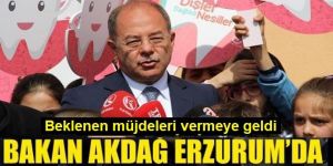 Sağlık Bakanı Recep Akdağ, Erzurum'da