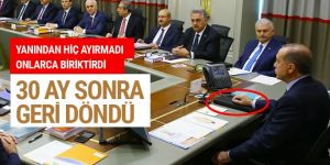Erdoğan yanından hiç ayırmamıştı 30 ay sonra geri döndü