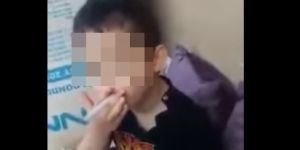 Anne çocuğuna sigara ve alkol içirdi!