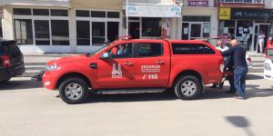 Büyükşehir Belediyesinden Aşkale itfaiyesine araç desteği