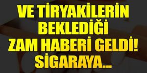 Sigaraya yıl sonuna kadar ÖTV zammı yok!