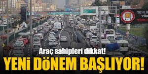 Araç plakalarında yeni dönem başlıyor