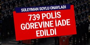 Göreve iade edilen 739 polis listesi