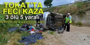 Feci kaza: 3 ölü 5 yaralı