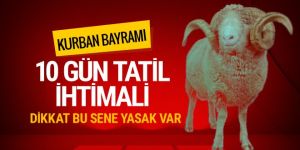 Kurban bayramı tatili 10 gün mü oluyor