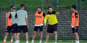 BB Erzurumspor futbolcuları laktat seviye testinden