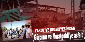 Gürpınar ve Muratgeldi'ye asfalt geldi