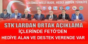 Erzurum'da o FETÖ destekçisiyle  STK’lardan ortak açıklama