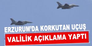 Erzurum’da jetler prova için havalandı