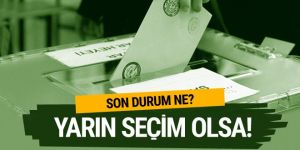 Yarın seçim olsa partilerin son oy oranları