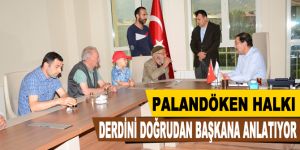 Palandöken halkı derdini doğrudan başkana anlatıyor