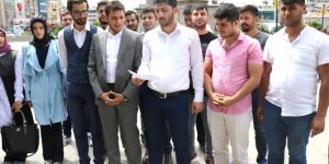 Ak Gençlikten İsrail'e Kınama Bildirisi