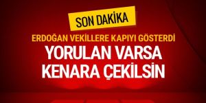 Erdoğan'dan net tavır: