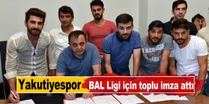 Yakutiyespor, BAL Ligi için toplu imza attı