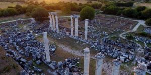 Dünya Mirası Listesi'ne giren Afrodisias’ın havadan görüntüleri etkiledi