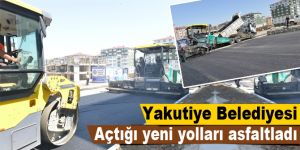 Yakutiye, açtığı yeni yolları asfaltladı