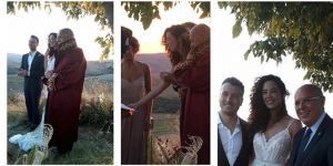Eski dünya güzeli Azra Akın nikah masasına oturdu