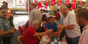 İmamın kan bağışı çağrısı karşılık buldu