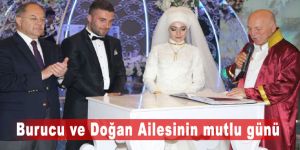Burucu ve Doğan Ailesinin mutlu günü
