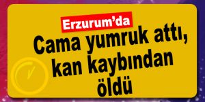 Cama yumruk attı, kan kaybından öldü