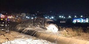 Özel jet Atatürk Havalimanı'nda düştü!