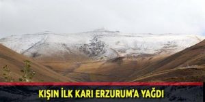 Palandöken'e Mevsimin İlk Karı Yağdı