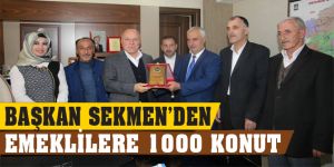 Sekmen’den emeklilere 1000 konut