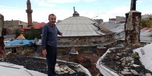Erzurum'da Tarihi Hamamın Kurşunları, 3'üncü Kez Çalındı