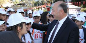 Çocukları Vali Azizoğlu karşıladı