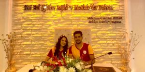 Nikah Masasına Galatasaray Formasıyla Oturdular