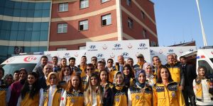 Erzurum 112’e 2 ambulans takviyesi