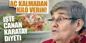 Canan Karatay diyet listesi