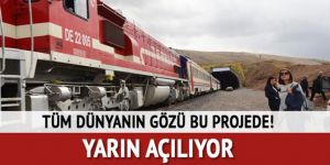 Bakü-Tiflis-Kars Demiryolu hattı yarın açılıyor