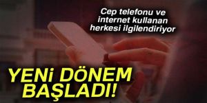 Cep ve net kesilmeden 7 gün önce bilgi gelecek
