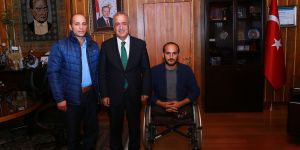 Rektör Çomaklı, Gazi Yahya Kemal Çalayır’ı ağırladı