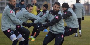 BB Erzurumspor Giresunspor maçı hazırlıklarını sürdürdü