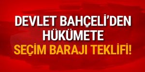 Bahçeli: 'Yüzde 10 barajı Türkiye için çok ağır'