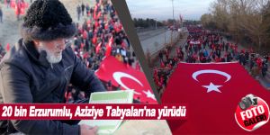 20 bin Erzurumlu, Aziziye Tabyaları'na yürüdü