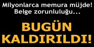 Yurt dışına çıkışta belge alma şartı kaldırıldı