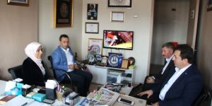 Taşkesenlioğlu İhlas Haber Ajansına ziyaret