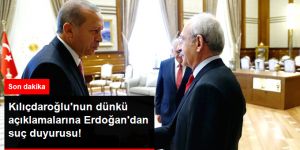 Kılıçdaroğlu'nun Dünkü Açıklamalarına Erdoğan'dan Suç Duyurusu