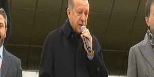Cumhurbaşkanı Erdoğan Esenboğa Havalimanı'nda konuştu
