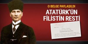 Atatürk Filistin için rest mi çekti!