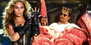 Beyonce, evinde mangal yapması için Nusret'e teklif yaptı