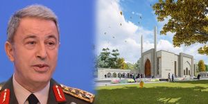 Orgeneral Akar, memleketi Kayseri'ye cami yaptırıyor