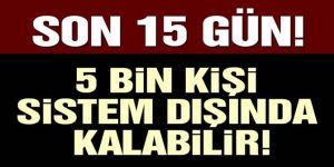5 bin öğretim üyesi sistem dışında kalabilir!