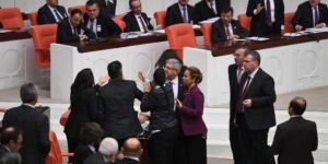Meclis'te Man Adası gerginliği! Birbirlerinin üzerine yürüdüler