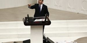 Dikkat çeken detay! Soylu kürsüye geldi ve...