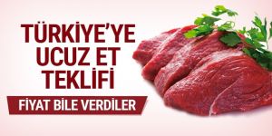 Türkiye'ye ucuz et teklifi!